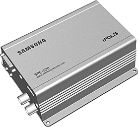 IP video enkodér, 1x vstup, D1, RS-485, 1xI/O, PoE
