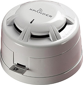 XPander optical smoke detector and mounting base