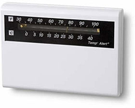 Powerless operation, separate high and low alarm output -1° to +37°C