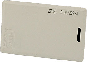 HID proximity card, clamshell type, 26bit Wiegand format