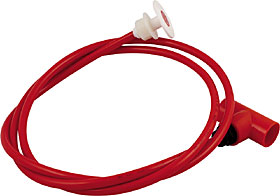 25 mm red capillary kit with flush sample point and tee.