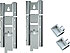 Set of brackets (pair) for mounting of AX-TFR units into towers