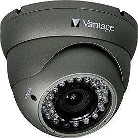 Venkovní dome kamera AV, D/N, 540TVL, f=2.8-10mm, IR přísvit, 12V