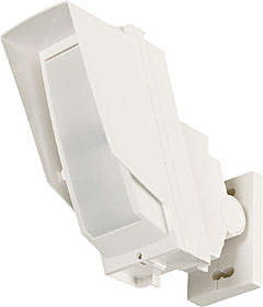 Battery operated PIR detector, max. 24 x 2 m, mount. height 2,5 - 3 m, AM