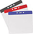 Vinyl Badge Holder (blue stripe)