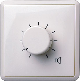 Regulátor hlasitosti 120W @ 100V, relé NP, pro 2-/4-drátový rozvod