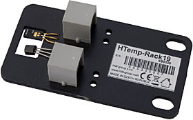 HTemp-1Wire Rack19, senzor T a H 1-Wire,2x RJ12,kabel 3m,mont.19" př/zadní panel