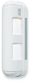 PIR detector, 2 det. zones, max. 12 x 1,3 m each, mounting height 0,8 - 1,2 m