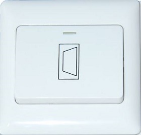 Plastic exit push button N/O contact