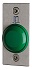 Outdoor heavy-duty domed exit button with faceplate, NO+NC contacts