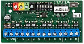 Sběrnicový signálový modul PGM výstupů s 8-mi tranzistorovými výstupy