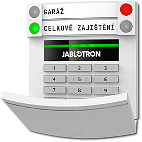 Bezdrátový obousměrný RFID modul se čt.karet, kláv. a ovl.segmentem, bez baterií