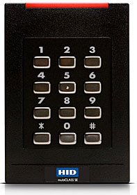 Contactless multitech.SIO-enabled reader with keypad for 13,56 MHz and 125 kHz