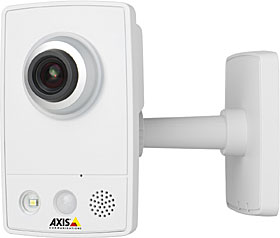 AXIS M1034-W - IP mini kamera barevná, HD 720p, f=2.8mm, PIR, LED, WiFi, Audio
