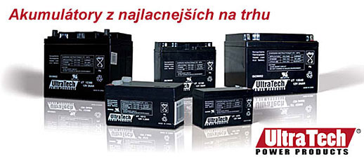 Kliknite pre zobrazenie ponuky akumulátorov Ultratech