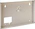 Case back flat, white Case back flat, white