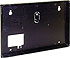 Case back flat, black Case back flat, black