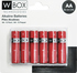 Alkalická batéria značky W-Box AA 1,5V v balení po 12ks