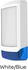 Plastový kryt obdĺžnikový Odyssey X1, farebná kombinácia biely kryt/modrý maják