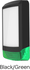 Plastový kryt obdĺžnikový Odyssey X1,farebná kombinácia čierny kryt/zelený maják