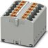 Push-In svorkovnica 500V/24A, 12 svoriek, vodiče prierez 0,14 až 4 mm2, šedá Push-In svorkovnica 500V/24A, 12 svoriek, vodiče prierez 0,14 až 4 mm2, šedá