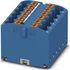 Push-In svorkovnica 500V/24A, 12 svoriek, vodiče prierez 0,14 až 4 mm2, modrá
