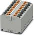 Push-In svorkovnica 500V/24A, 18 svoriek, vodiče prierez 0,14 až 4 mm2, šedá Push-In svorkovnica 500V/24A, 18 svoriek, vodiče prierez 0,14 až 4 mm2, šedá