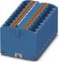 Push-In svorkovnica 500V/24A, 18 svoriek, vodiče prierez 0,14  až 4 mm2, modrá